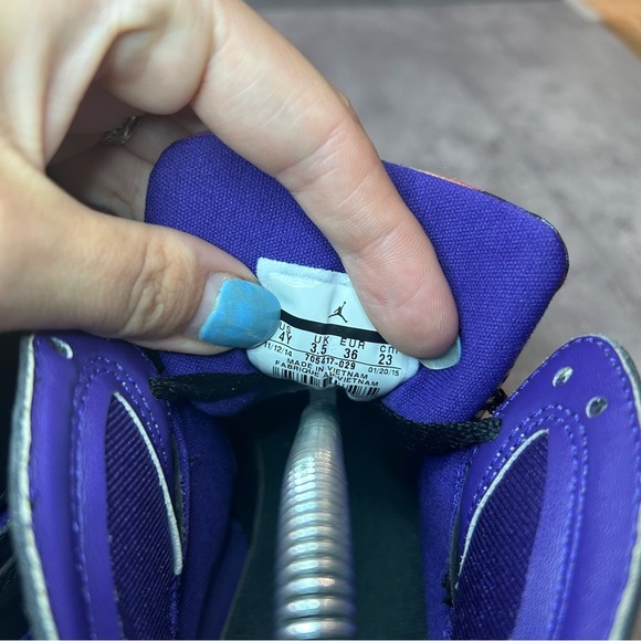 Nike Air Jordan 7 Retro 'Lola Bunny' Sneakers 705417-029 Womens sz 5.5 - black - Picture 6 of 6